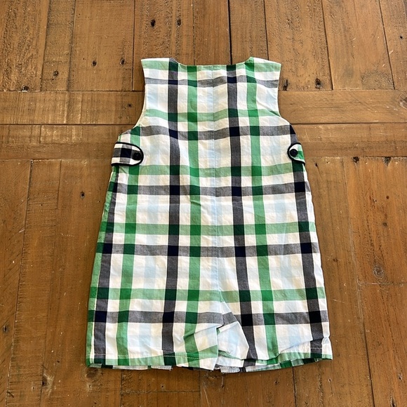Janie and jack green plaid Jon Jon - Picture 6 of 6